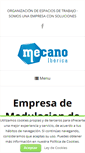 Mobile Screenshot of mecanoiberica.com